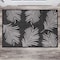 World Rug Gallery Contemporary Palm Leaves Textured Flat Weave Indoor/Outdoor Area Rug 2'x3' Black 111BLACK2X3 - alternate 3
